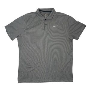 Nike Men’s Dri-FIT Performance Short Sleeve Golf Polo – Grey – Size Large